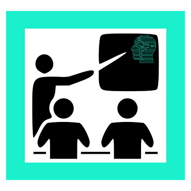 Icon representing training or e-learning